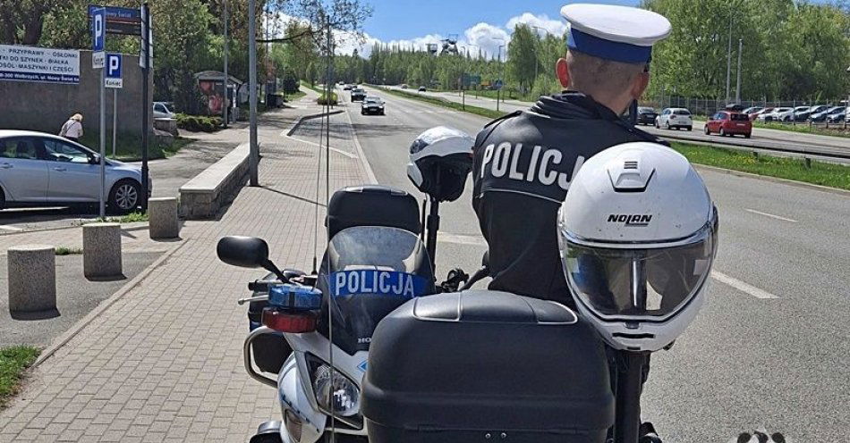 zdjęcie: Motocyklem jeżdżę tylko bezpiecznie / fot. KMP w Wałbrzychu