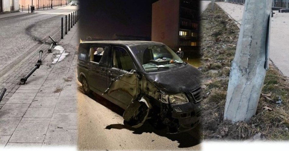 zdjęcie: Nocny rajd w Pułtusku. Kierowca busa zatrzymany i bez prawa jazdy / fot. KPP w Pułtusku