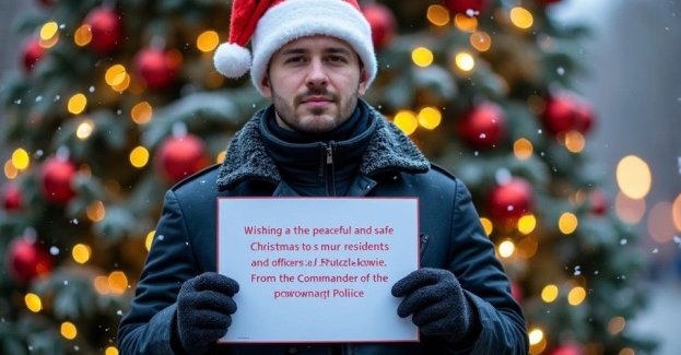 Świąteczne życzenia od Komendanta Policji w Pruszkowie