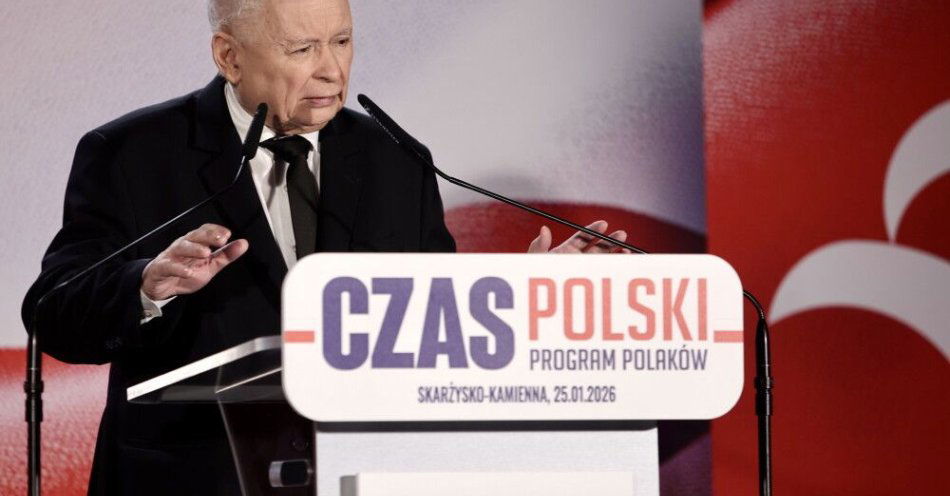 zdjęcie: Kaczyński: w programie PiS ma być zakaz łączenia pracy w publicznej i prywatnej ochronie zdrowia / Skarżysko-Kamienna, 25.01.2026. Prezes Prawa i Sprawiedliwości Jarosław Kaczyński podczas spotkania z mieszkańcami w Klubie Kolejarza Związkowiec w Skarżysku-Kamiennej, 25 bm. Spotkanie odbywa się w ramach trasy ph. „Czas Polski. Program Polaków”. (sko) PAP/Adam Kumorowicz
