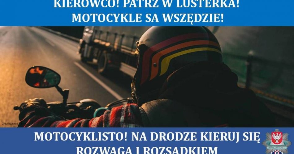 zdjęcie: (NIE)bezpieczny motocyklista / fot. KPP w Kozienicach