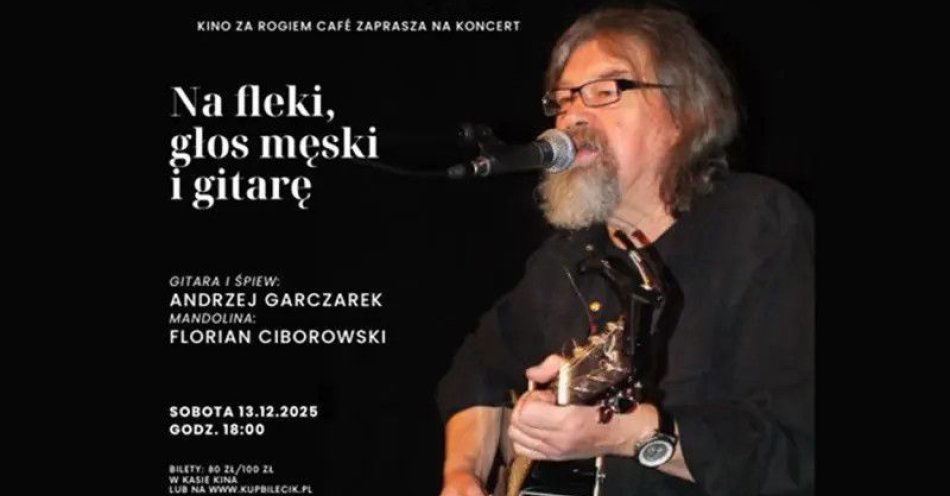 zdjęcie: Na fleki, głos męski i gitarę / kupbilecik24.pl / Na fleki, głos męski i gitarę