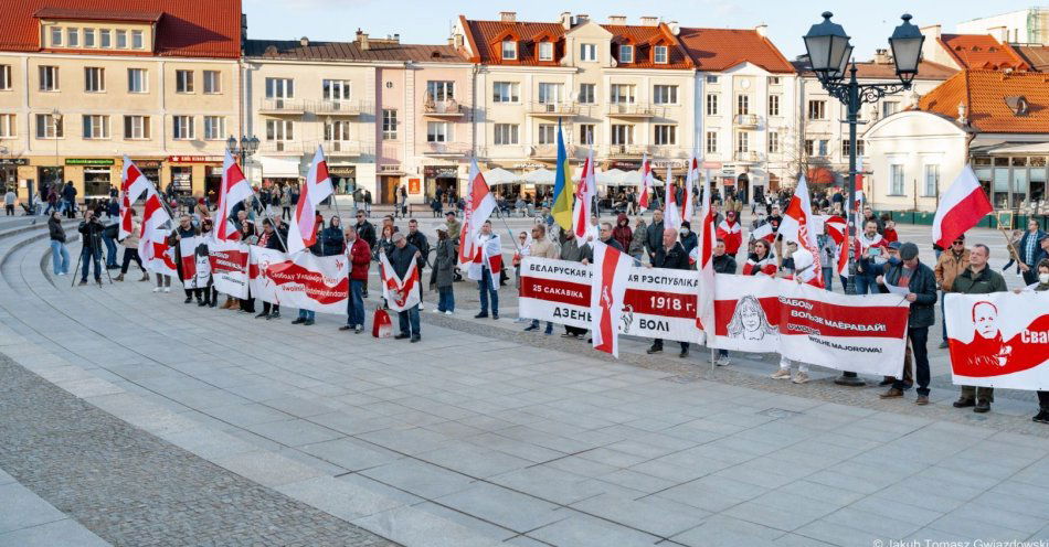 zdjęcie: Święto Niepodległości Białorusi w Białymstoku / fot. nadesłane