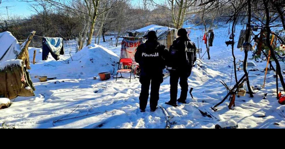 zdjęcie: Pamiętamy o osobach zagrożonych wychłodzeniem / fot. KPP Kraśnik