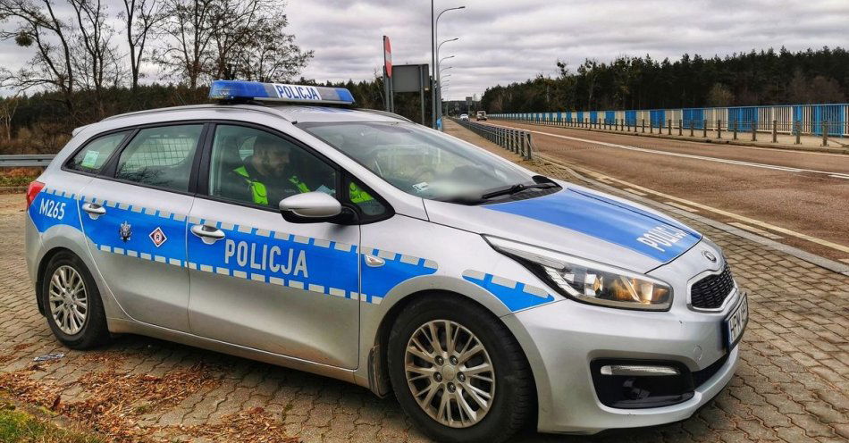 zdjęcie: Pijana kolizja / fot. KMP Łomża