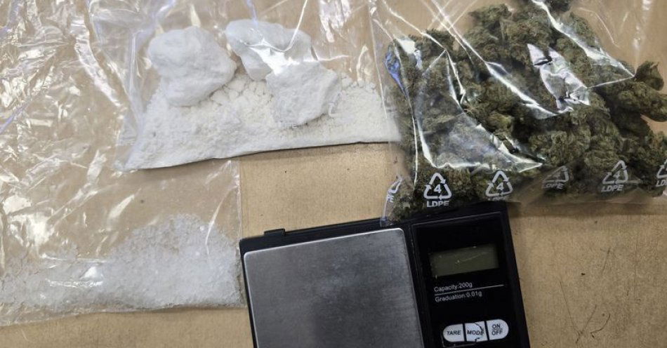 zdjęcie: Dzierżoniów: 20 latka zatrzymano z dużą ilością narkotyków / fot. KPP w Dzierżonowie