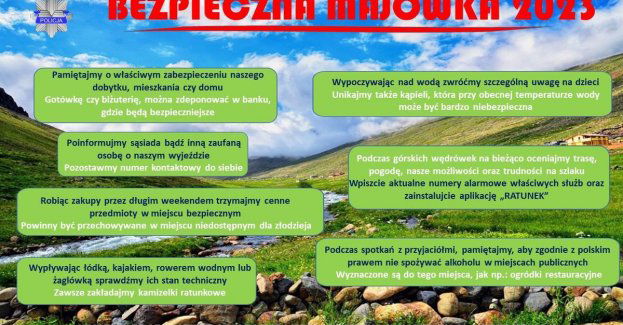 Bezpieczna majówka 2023