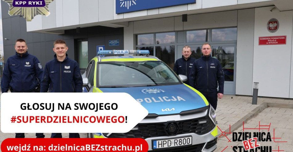 zdjęcie: 100 lat dzielnicowego w Rykach i Dęblinie Zagłosuj! / fot. KPP Ryki