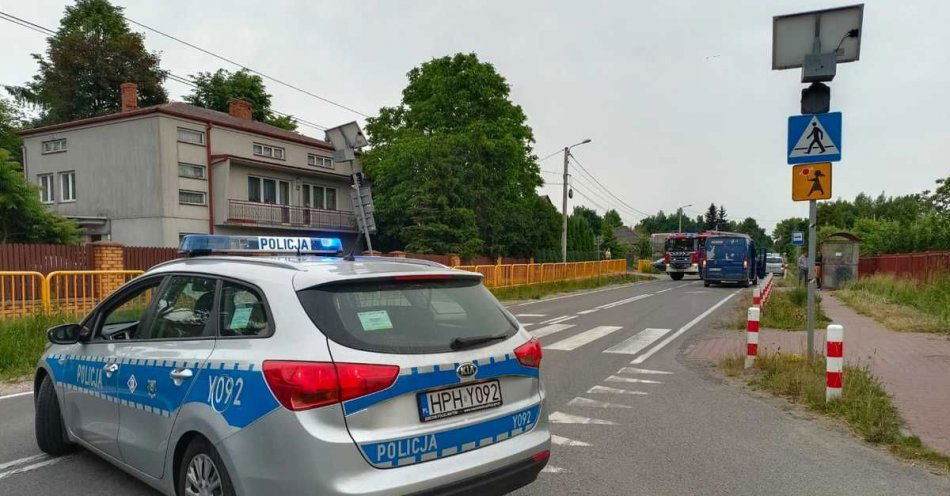 zdjęcie: Potrącenie 22-latka na przejściu dla pieszych. / fot. KMP w Radomiu