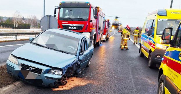 Kolizja na obwodnicy Lubartowa