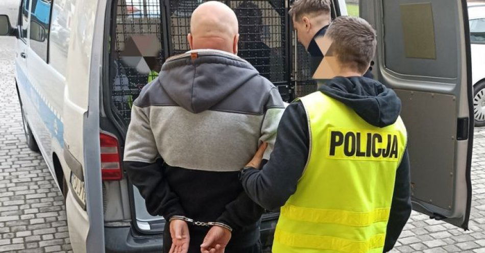 zdjęcie: Aresztowany za znęcanie się nad matką i groźby wobec funkcjonariuszy / fot. KPP Lubartów