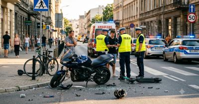 Co trzeci wypadek zdarza się latem. ITS przypomina: wakacje nie zwalniają z ostrożności