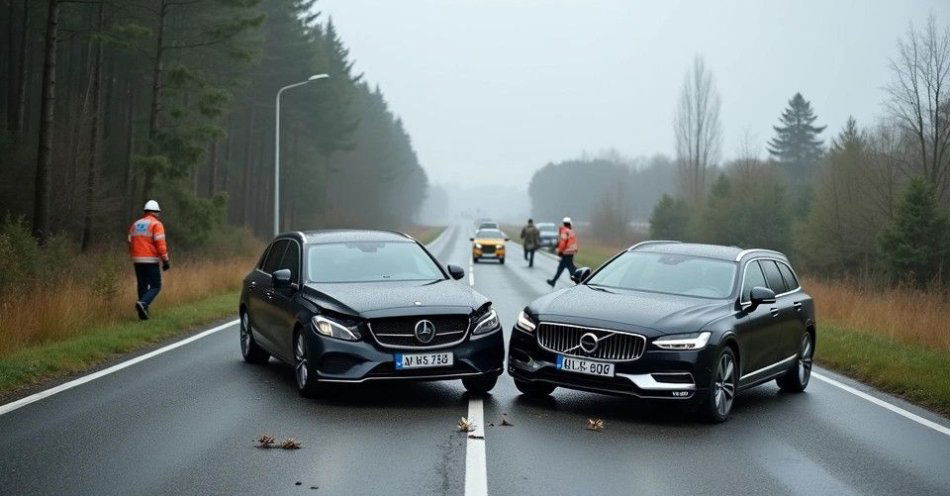 zdjęcie: Groźne wyprzedzanie przy Szelągu: czołowe zderzenie na DW530 / TM/ przykładowa ilustracja