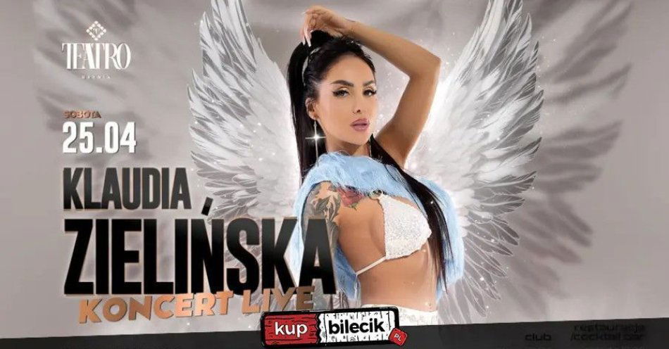 zdjęcie: Klaudia Zielińska - Koncert Live / kupbilecik24.pl / Klaudia Zielińska - Koncert Live