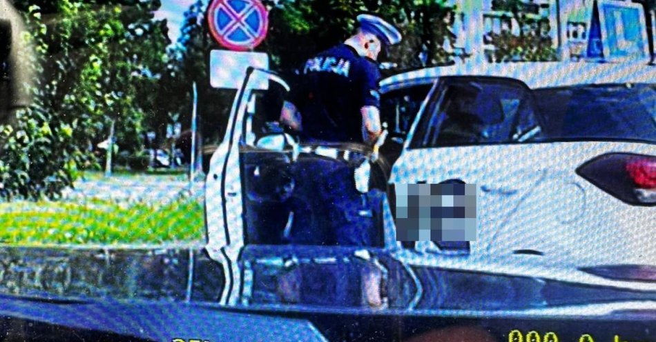 zdjęcie: Policjanci zatrzymali pijanego kursanta na prawo jazdy / fot. KMP Lublin
