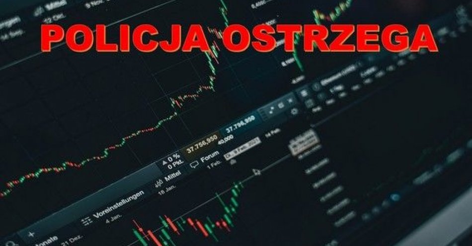 zdjęcie: Chciał zarobić na kryptowalutach, a stracił 12 tysięcy złotych / fot. KPP w Ciechanowie