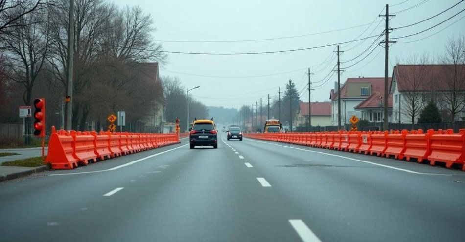 zdjęcie: Bieruń walczy o rozbudowę DK44. Władze chcą drugiego pasa ruchu / Prace drogowe przy rozbudowie infrastruktury w Bieruniu