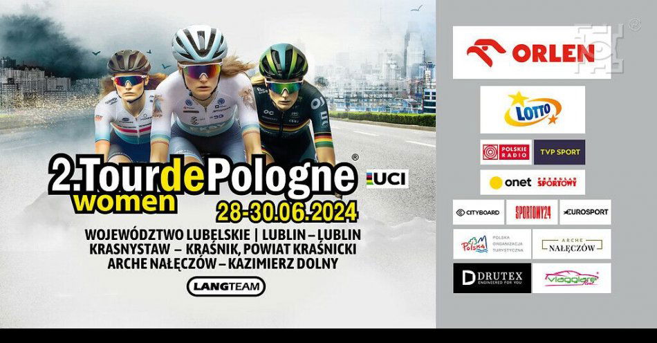 zdjęcie: Lublin czeka na spektakularny Tour de Pologne Women! / fot. UM Lublin / trzy zawodniczki na rowerach podczas wyścigu Tour de Pologne Women.jpg