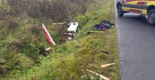 Kierowca Audi zatrzymany po potrąceniu pieszego w Krzewiu Wielkim