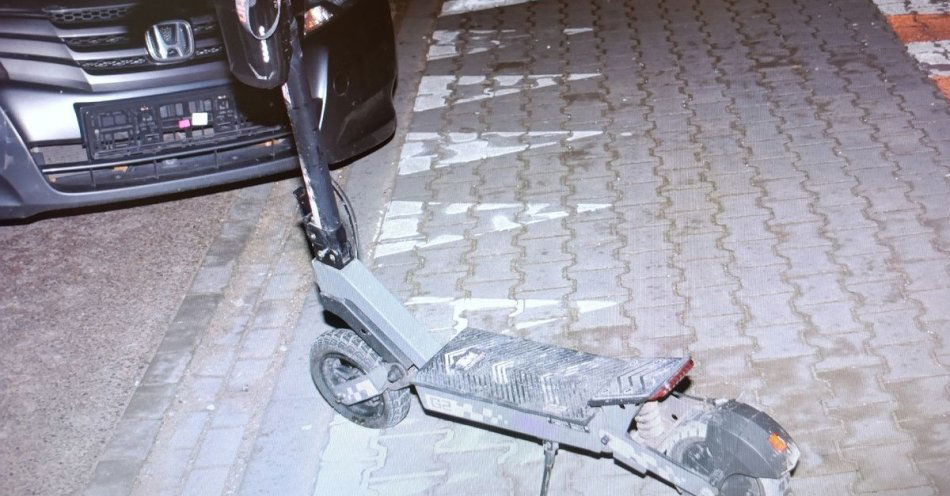 zdjęcie: Dziecko na hulajnodze trafiło do szpitala po zderzeniu w Wyszkowie / fot. KPP w Wyszkowie