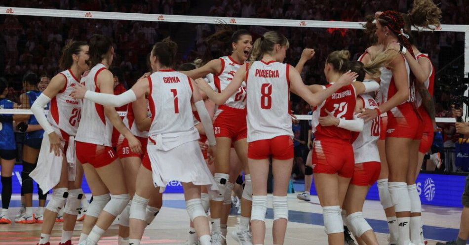 zdjęcie: Polskie siatkarki wygrały z Niemkami 3:2 / fot. PAP