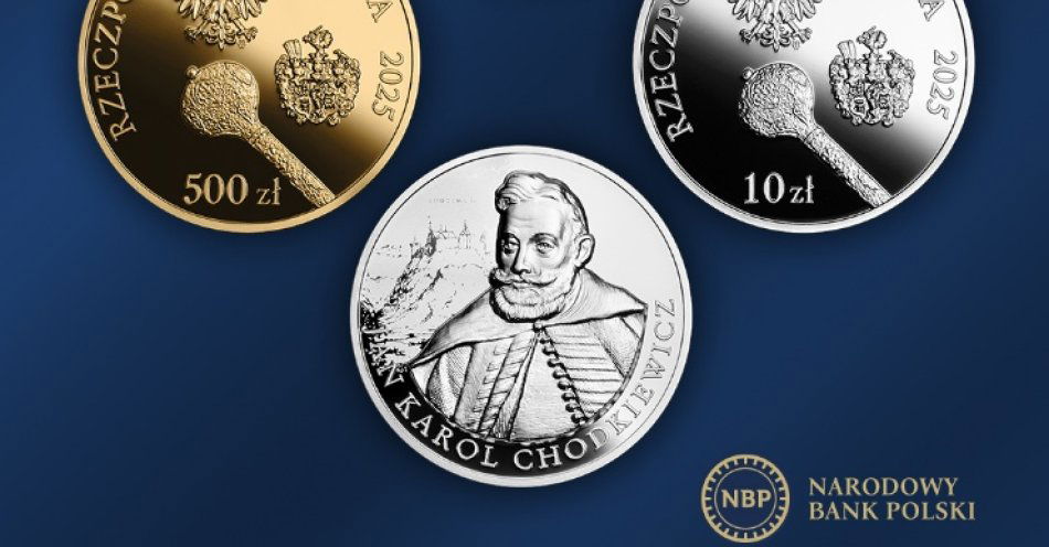 zdjęcie: Nowe monety kolekcjonerskie NBP: Jan Karol Chodkiewicz / fot. nadesłane