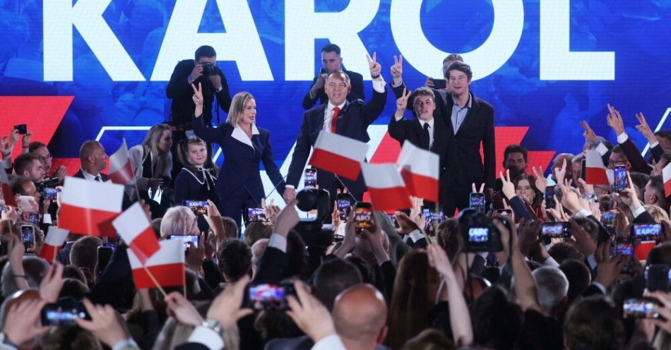 zdjęcie: Wygrał Karol Nawrocki – 58,87 proc.; Rafał Trzaskowski – 41,13 proc. / fot. PAP