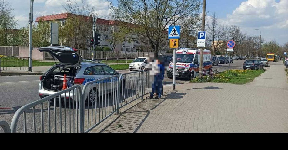 zdjęcie: Potrącił pieszą, gdy przechodziła na zielonym świetle / fot. KPP w Ciechanowie