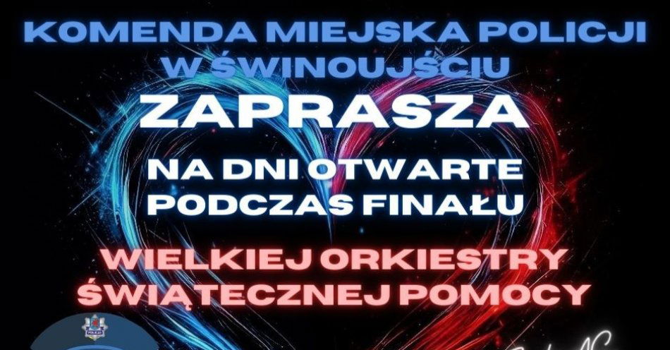 zdjęcie: Policjanci ze Świnoujścia grają z WOŚP! / fot. KMP w Świnoujściu