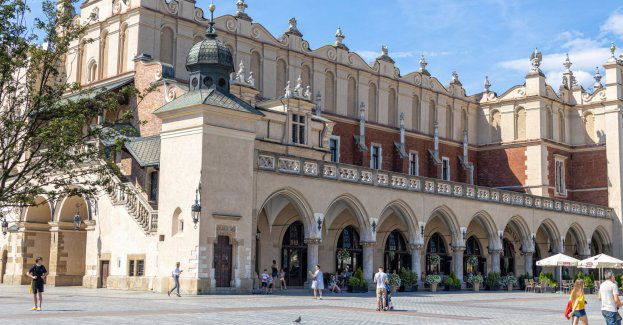 Skarbonka po naprawie powróciła na Rynek Główny
