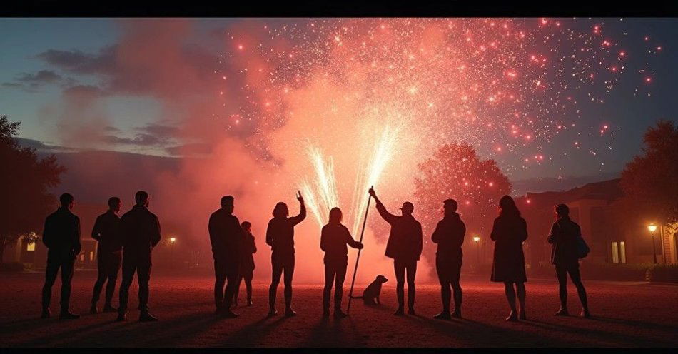 zdjęcie: Sylwester bezpiecznie: jak używać fajerwerków odpowiedzialnie / TM/ przykładowa ilustracja