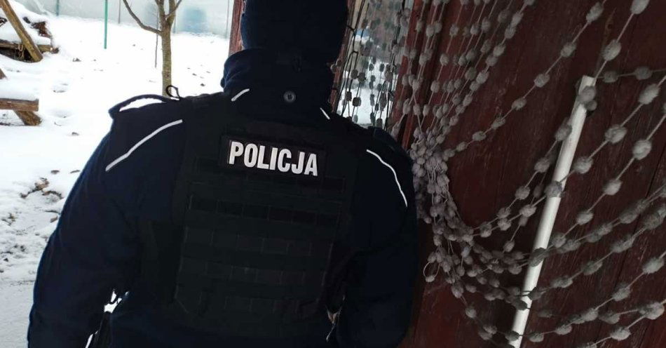 zdjęcie: Jeden telefon może uratować życie tej zimy / fot. KPP Wysokie Mazowieckie