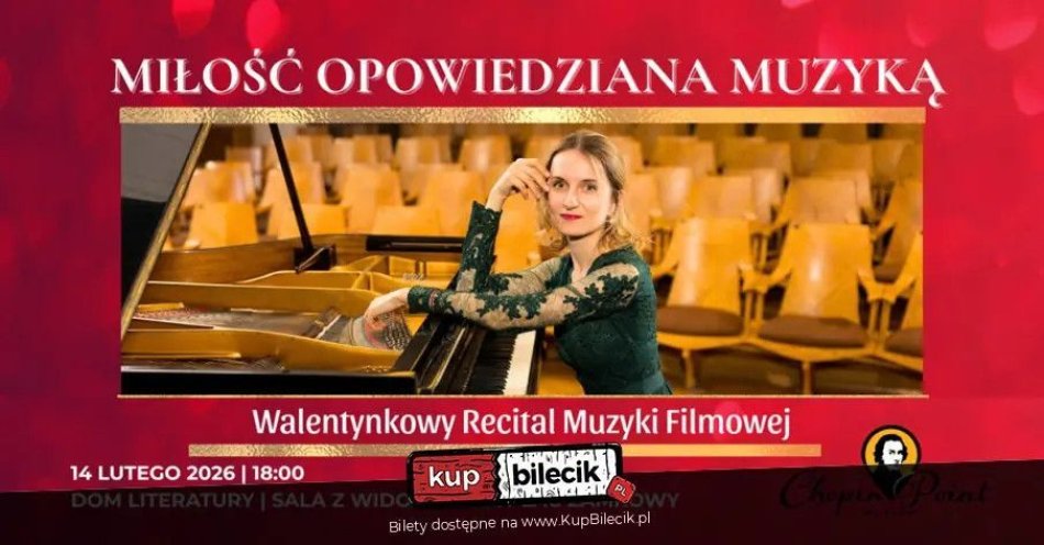 zdjęcie: Walentynkowy Recital Muzyki Filmowej / kupbilecik24.pl / Walentynkowy Recital Muzyki Filmowej