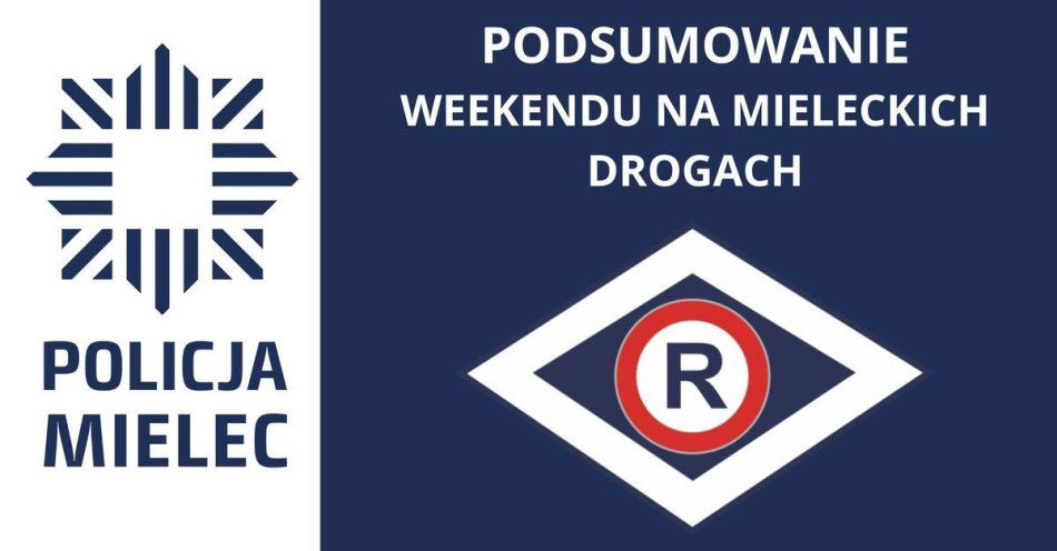 zdjęcie: Weekend na mieleckich drogach: 7 kolizji i nietrzeźwy kierowca / fot. KPP w Mielcu