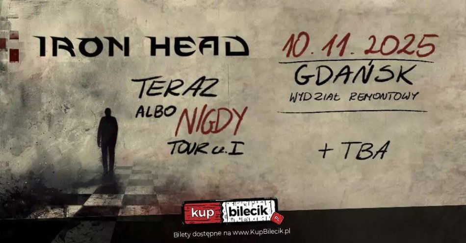 zdjęcie: Iron Head | Gdańsk Teraz albo Nigdy Tour / kupbilecik24.pl / Iron Head | Gdańsk | Teraz albo Nigdy Tour