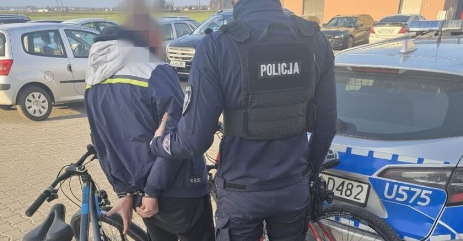 zdjęcie: Mieszkaniec Opalenicy zatrzymany za kradzieże rowerów przy dworcu / fot. KPP Nowy Tomyśl