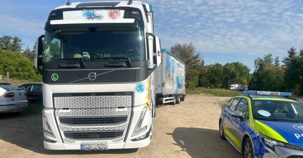 Policjantki zatrzymały nietrzeźwego kierowcę TIRa