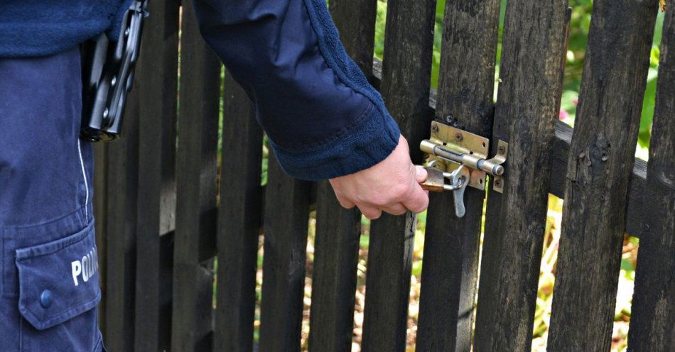 zdjęcie: Działkowiczu, zabezpiecz się przed kradzieżą! / fot. KMP Suwałki