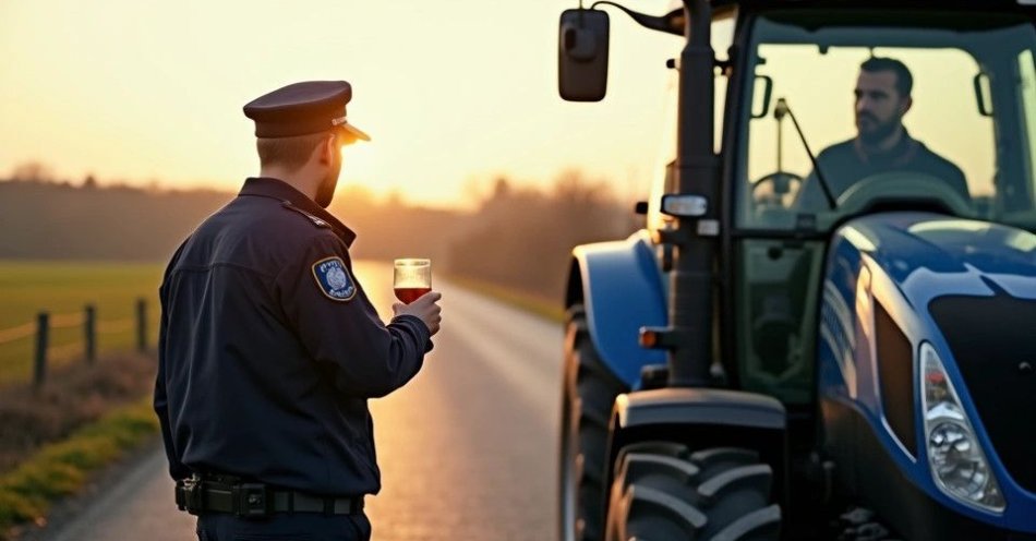 zdjęcie: Nietrzeźwy kierowca ciągnika chciał przekupić policjantów / TM/ przykładowa ilustracja