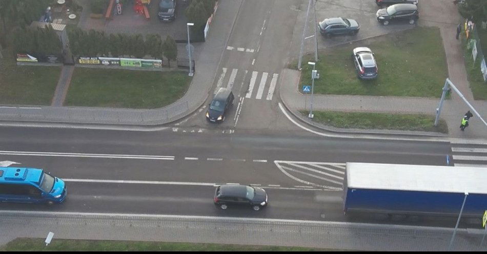 zdjęcie: Dron i kontrole policji wykryły 45 wykroczeń na drogach / fot. KPP Krasnystaw