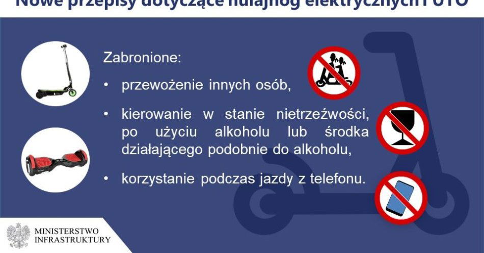 zdjęcie: Podstawowe przepisy i zasady korzystania z hulajnóg elektrycznych - przypomnienie / fot. KMP w Wrocławiu