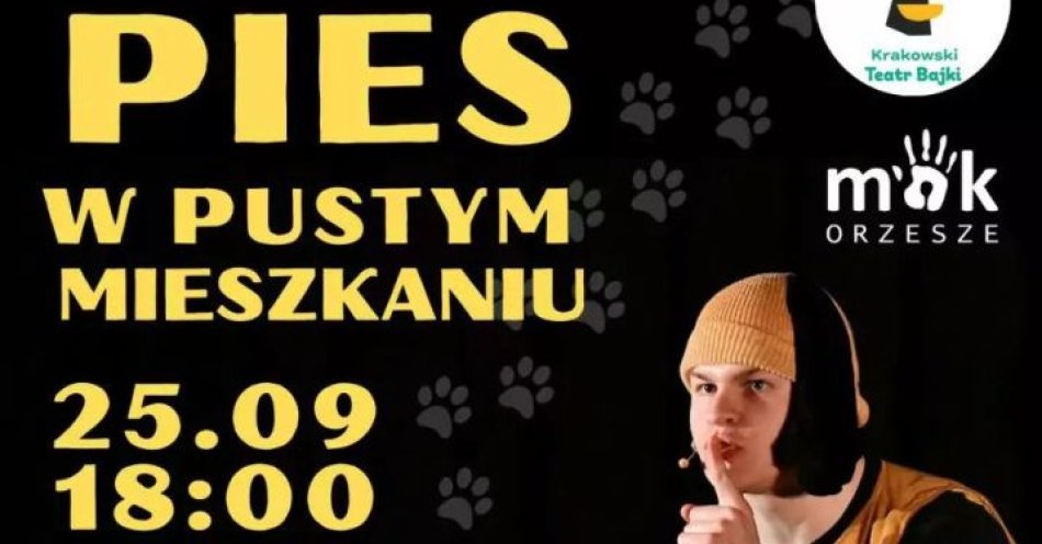 zdjęcie: Spektakl dla dzieci Pies w pustym mieszkaniu / kupbilecik24.pl / Spektakl dla dzieci