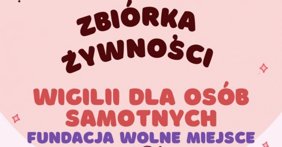 zdjęcie: Pomóż zorganizować wigilię / fot. nadesłane