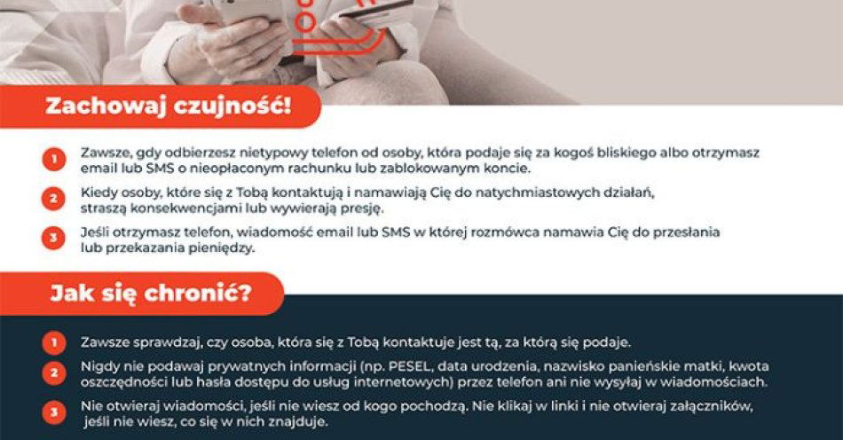 zdjęcie: Halo Seniorze sprawdź jak nie dać się oszustom telefonicznym / fot. KPP w Świdnicy