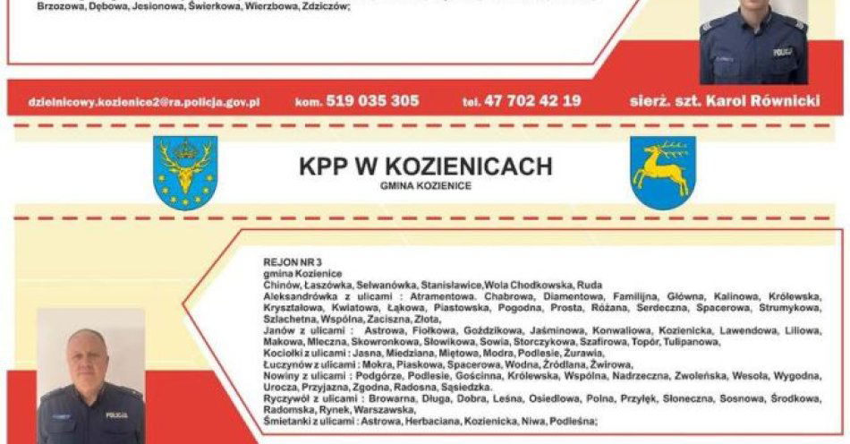 zdjęcie: Głosuj na SuperDzielnicowego 2026 i wspieraj dzielnicowych / fot. KPP w Kozienicach Dzielnicowi KPP w Kozienicach