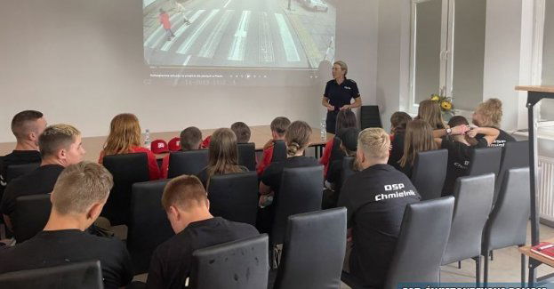 Szkolenie przyszłych strażaków