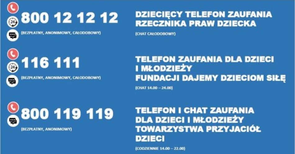 zdjęcie: Potrzebujesz wsparcia? Zadzwoń, napisz, porozmawiaj / fot. KPP w Nowym Mieście Lubawskim