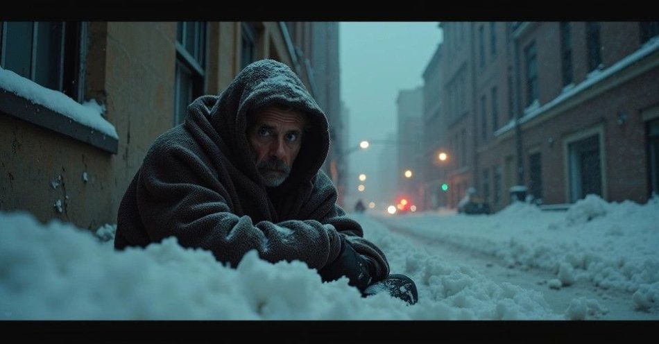 zdjęcie: Zimowy apel policji: reaguj gdy widzisz osobę zagrożoną wychłodzeniem / TM/ przykładowa ilustracja