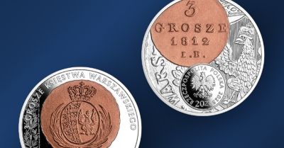 Nowe monety kolekcjonerskie NBP: 3 grosze Księstwa Warszawskiego