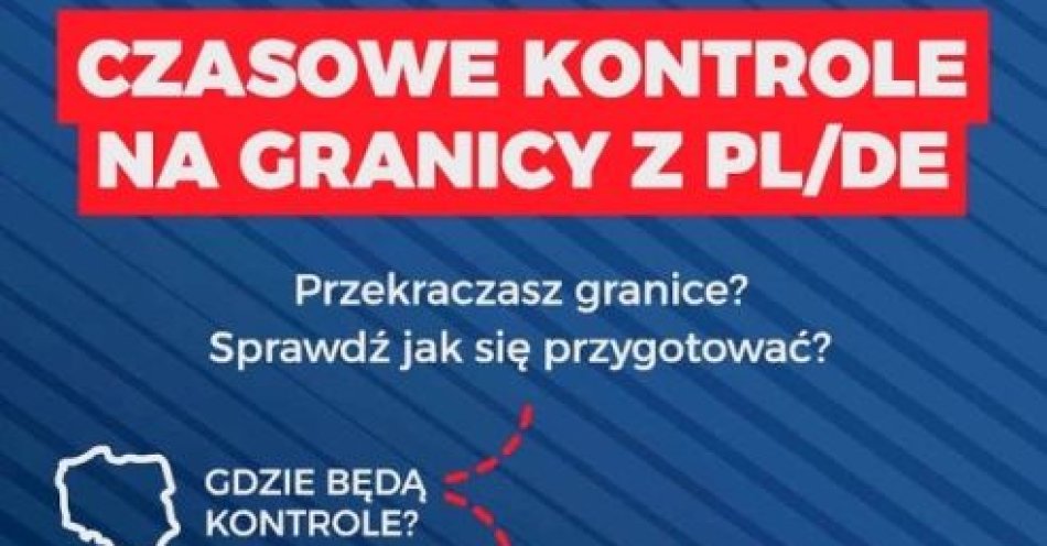 zdjęcie: Czasowe kontrole na granicy / fot. KPP w Polkowicach